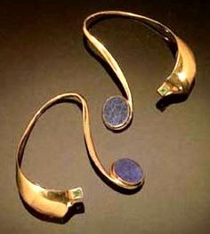 Earrings modernist by Grete Prytz Kittlesen